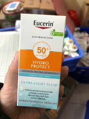 Kem chống nắng Eucerin Hydro Ultra Light Fluid SPF50+ 50ml