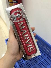 Kem đánh răng Marvis 85ml - Cinnamon Mint (màu đỏ)