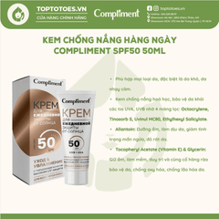 Kem chống nắng hàng ngày Compliment SPF50 50ml