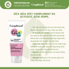 Sữa rửa mặt Compliment 5% Glycolic Acid 150ml