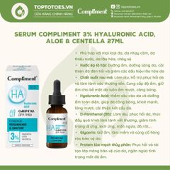 Serum Compliment 3% Hyaluronic acid, Aloe & Centella 27ml