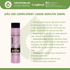 Dầu gội Compliment Liquid Keratin 335ml
