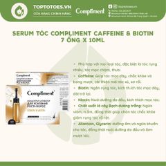 Serum tóc Compliment Caffeine & Biotin 7 ống x 10ml