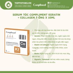 Serum tóc Compliment Keratin+ Collagen 7 ông x 10ml