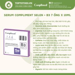Serum tóc Compliment Selen+ B3 7 ông x 10ml