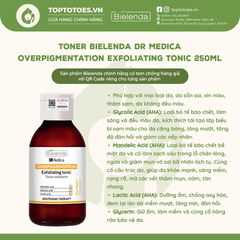 Toner Bielenda Dr Medica Overpigmentation Exfoliating Tonic 250ml