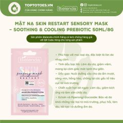 Mặt nạ Bielenda Skin Restart Sensory - Soothing & Cooling Prebiotic 8g