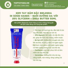 Kem tay đậm đặc Bielenda In Good Hands Strongly Regenerating tái tạo da 50ml