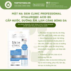Mặt nạ Bielenda Skin Clinic Professional Hyaluronic Acid 8g