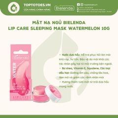 Mặt nạ dưỡng môi Bielenda Lip Care Sleeping Mask 2in1 - Watermelon 10g