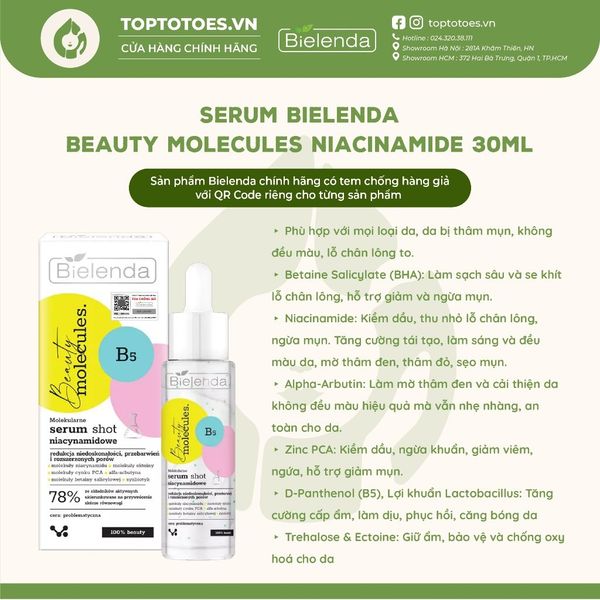Serum Bielenda Beauty Molecules Niacinamide 30ml