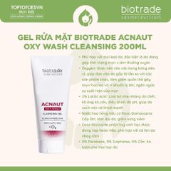 Gel rửa mặt Biotrade Acnaut Oxy Wash Cleansing Gel 200ml