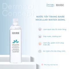Nước tẩy trang Babe Aqua Micellar Water 400ml