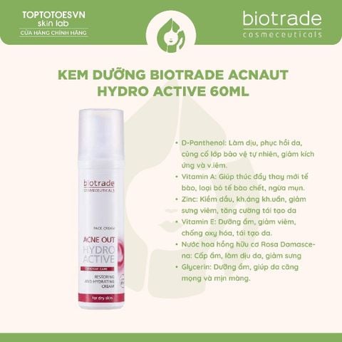 Kem dưỡng Biotrade Acnaut Hydro Active Cream 60ml