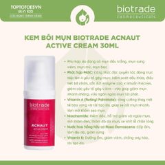 Kem chấm mụn Biotrade Acnaut Active Cream 30ml
