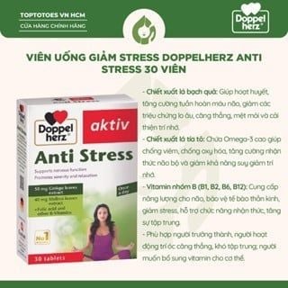 Viên uống Doppel herz 30 viên - Anti Stress