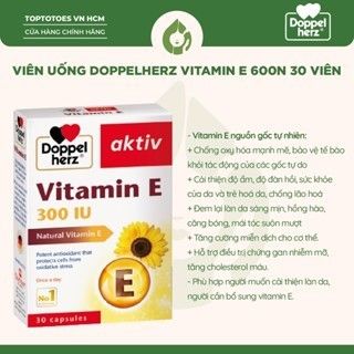 Viên uống Doppel herz 30 viên - Vitamin E 300 IU