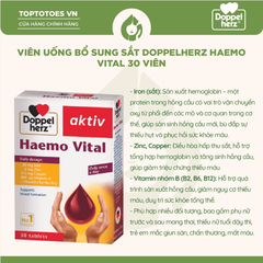 Viên uống Doppel herz 30 viên - Haemo Vital