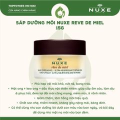 Sáp dưỡng môi Nuxe Reve De Miel Honey Lip Balm 15g