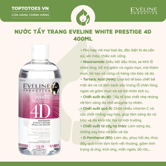 Nước tẩy trang Eveline White Prestige 4D 400ml