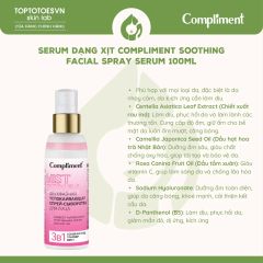 Serum dạng xịt Compliment Soothing Facial Spray 100ml