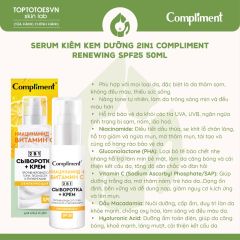 Serum kiêm kem dưỡng 2in1 Compliment Renewing Spf25 50ml