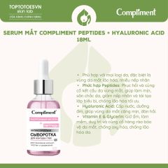 Serum mắt Compliment Peptides + Hyaluronic Acid 18ml