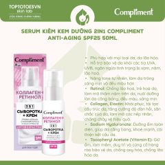 Serum kiêm kem dưỡng 2in1 Compliment Anti-aging Spf25 50ml