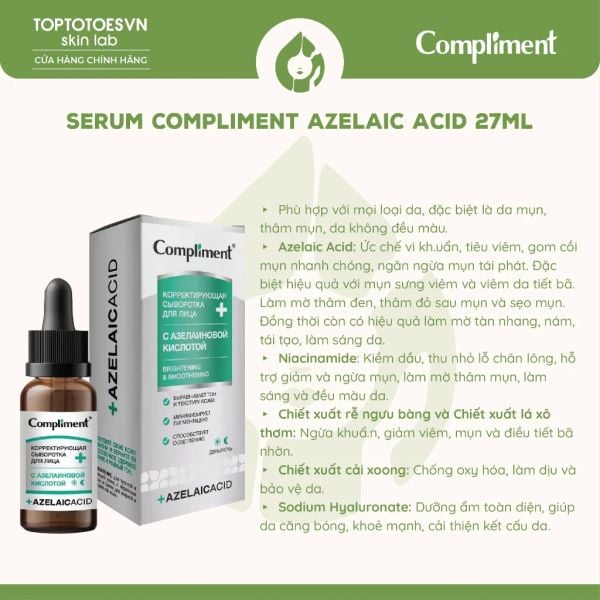 Serum Compliment Azelaic Acid 27ml