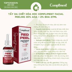 Tẩy da chết hóa học Compliment Facial Peeling 30% aha + 2% bha 27ml