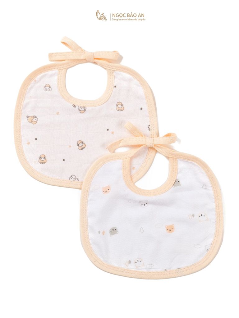 Yếm Honey Bamboo - Cotton cho bé