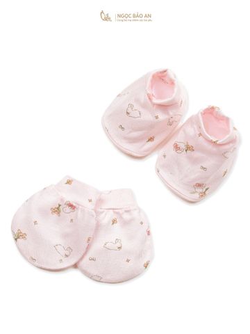 [M&B] Set bao tay chân bo sơ sinh chất vải rayon thoáng mát