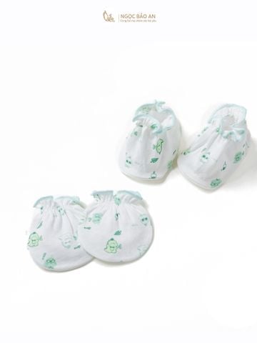 Bộ bao tay chân sơ sinh Honey cotton