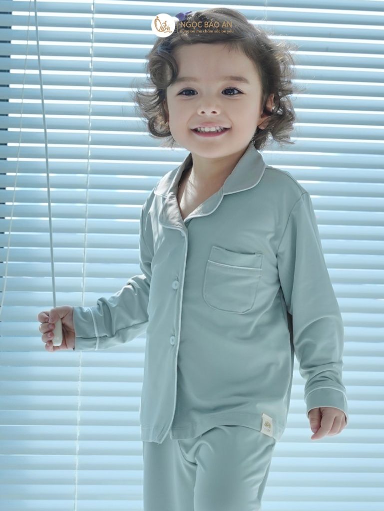 [NGỌC BẢO AN KIDS] Bộ quần áo Pijama dài tay thoáng mát dành cho bé