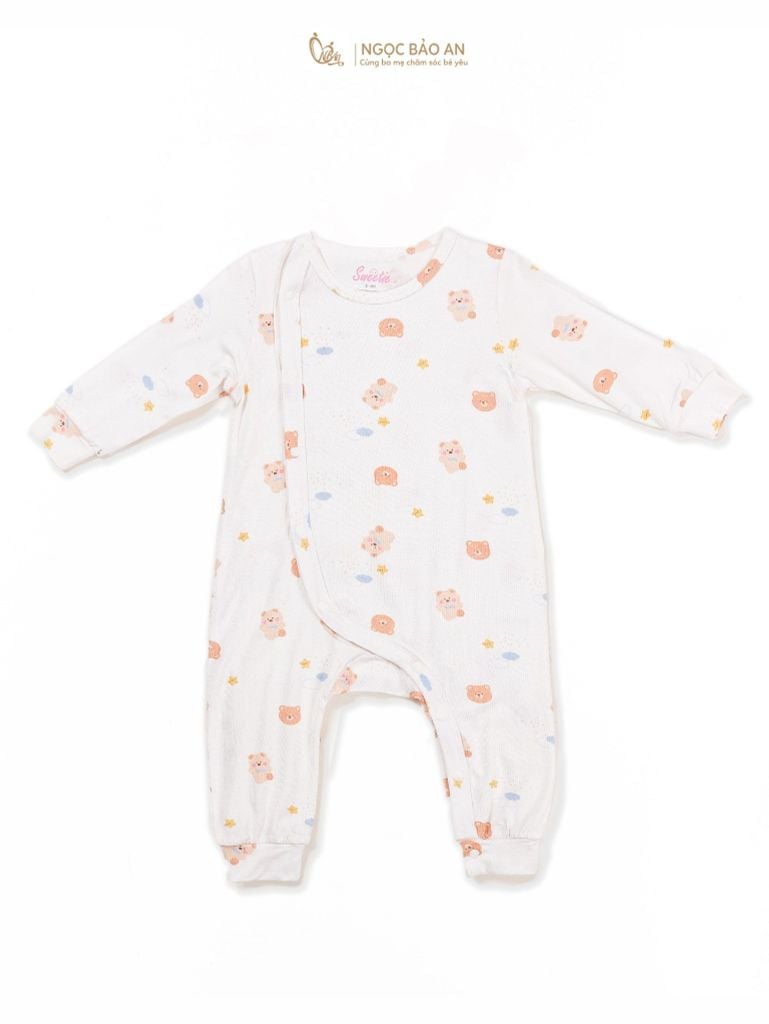 [M&B] Bộ bodysuit sát nách, cộc tay, tay dài sơ sinh