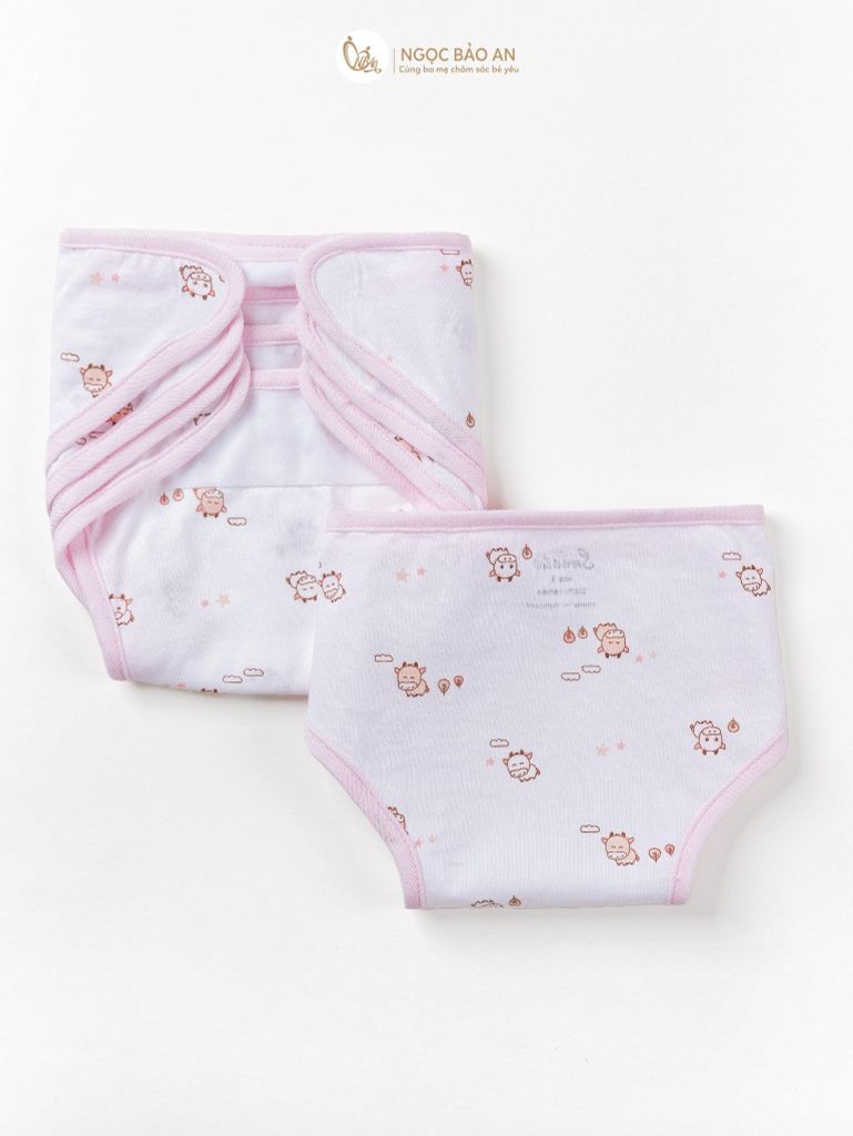 Tã dán sơ sinh in hình Honey cotton