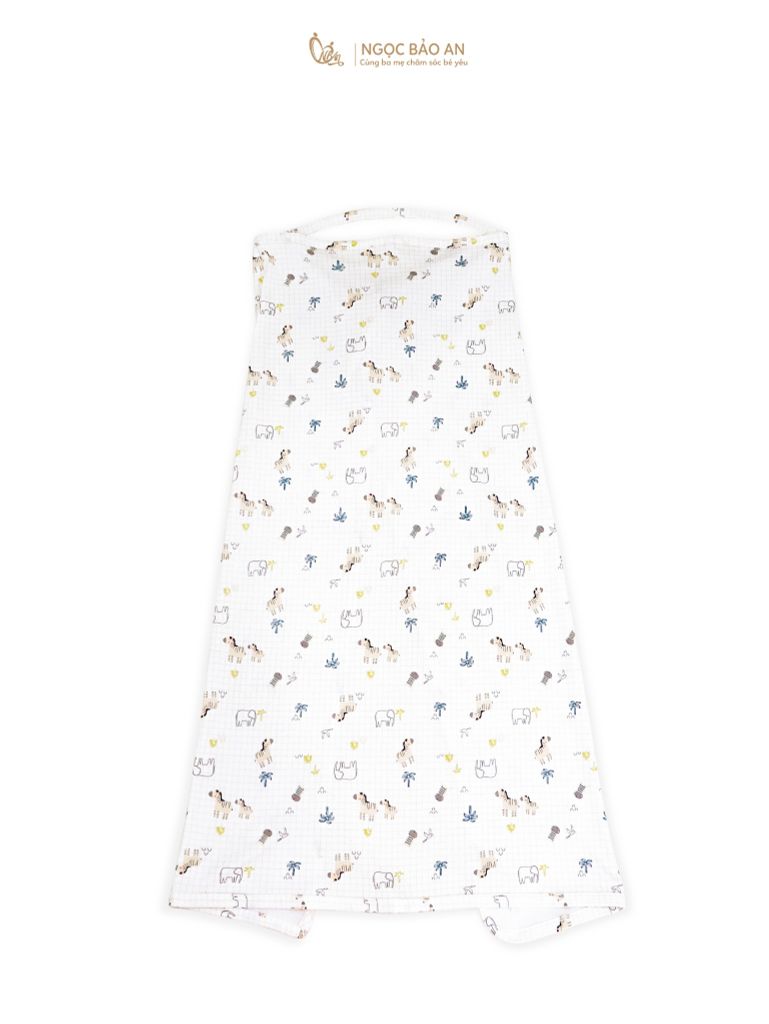 [M&B] Khăn choàng đa năng 1 lớp cotton để che chắn cho bé