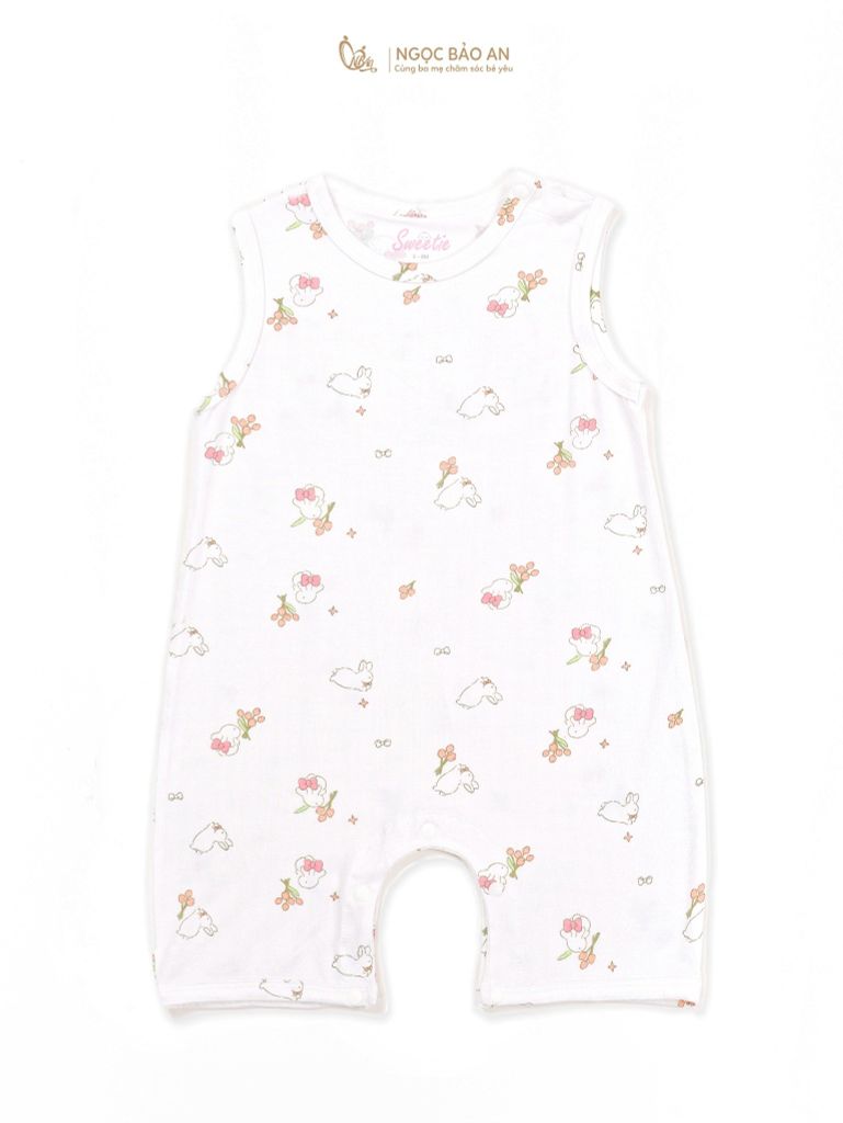 [M&B] Bộ bodysuit sát nách, cộc tay, tay dài sơ sinh