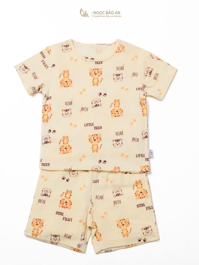 [HONEY] Bộ quần áo ngắn tay ngắn borib 3 hoạ tiết