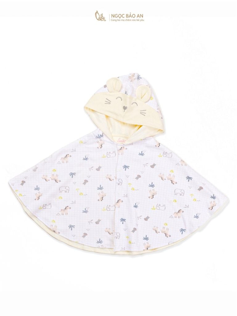 [M&B] Áo khoác cánh tiên 2 lớp cotton che nắng cho bé