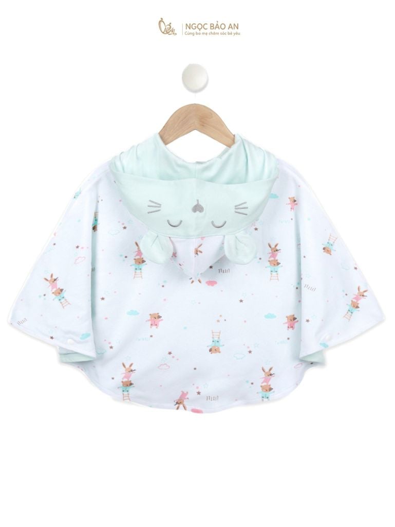 [M&B] Áo khoác cánh tiên 2 lớp cotton che nắng cho bé