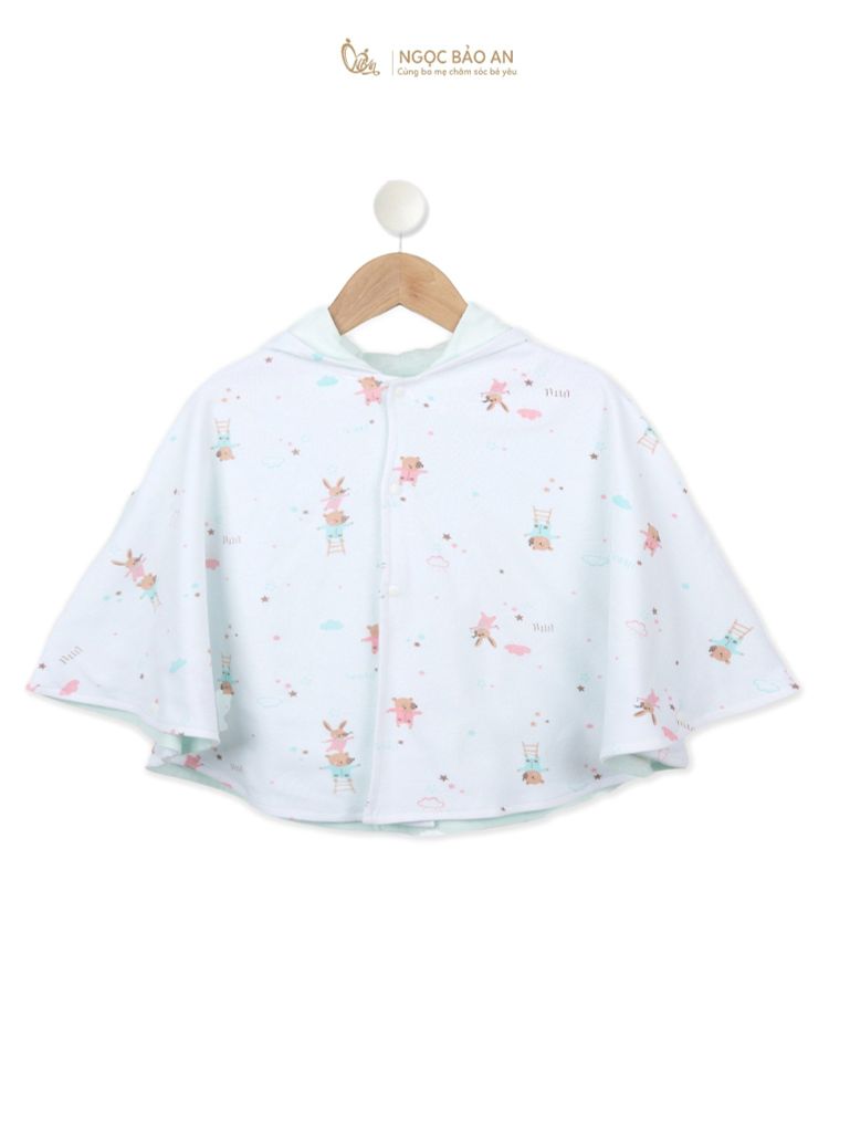 [M&B] Áo khoác cánh tiên 2 lớp cotton che nắng cho bé