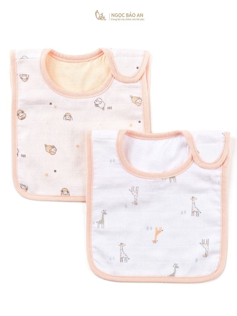 Yếm Honey Bamboo - Cotton cho bé