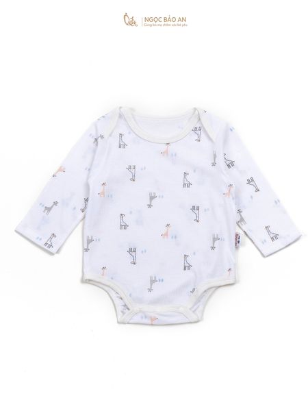 [HONEY] Bộ bodychip tay dài cotton sơ sinh