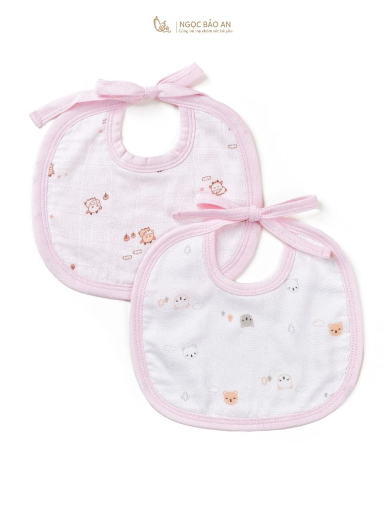 Yếm Honey Bamboo - Cotton cho bé