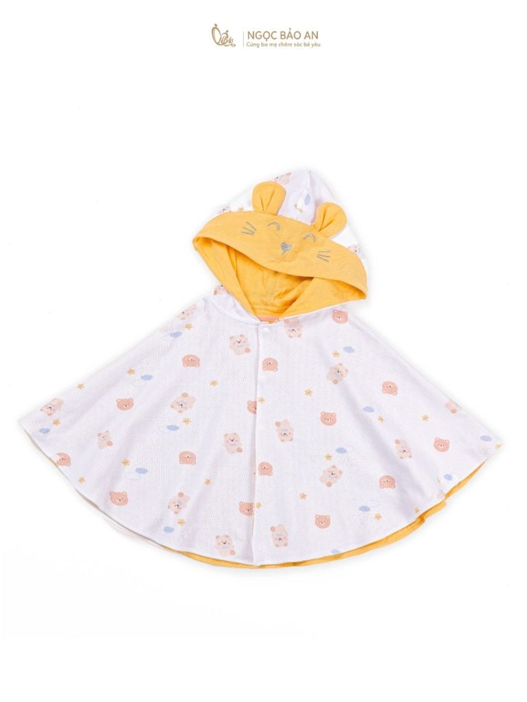 [M&B] Áo khoác cánh tiên 2 lớp cotton che nắng cho bé