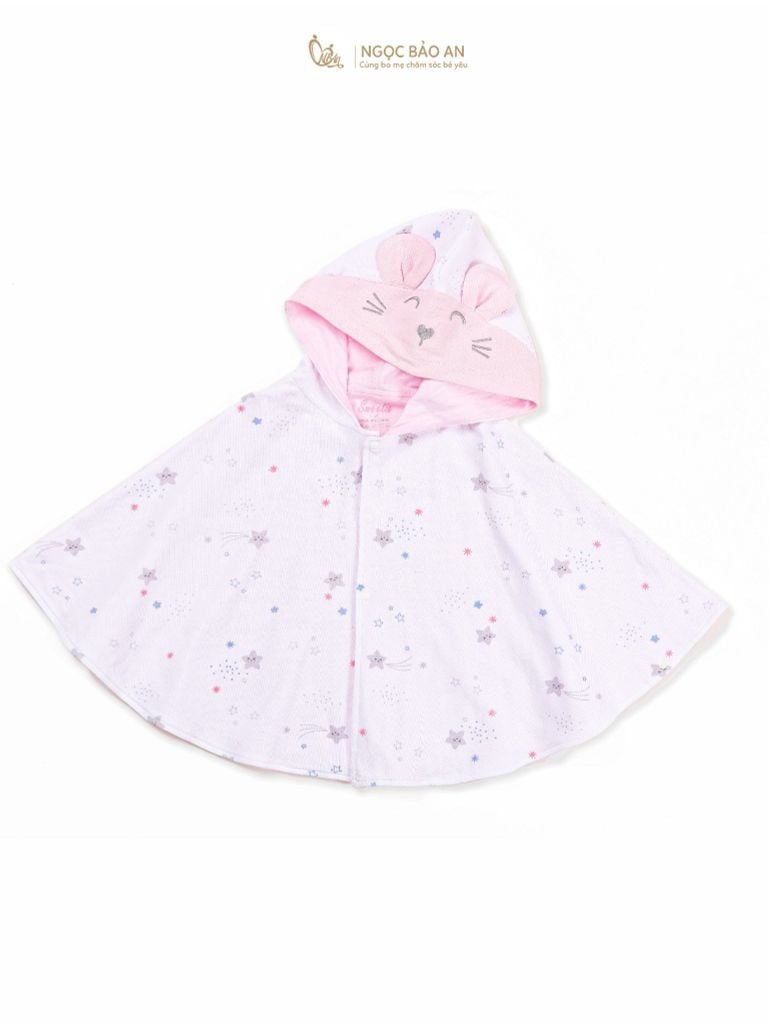 [M&B] Áo khoác cánh tiên 2 lớp cotton che nắng cho bé