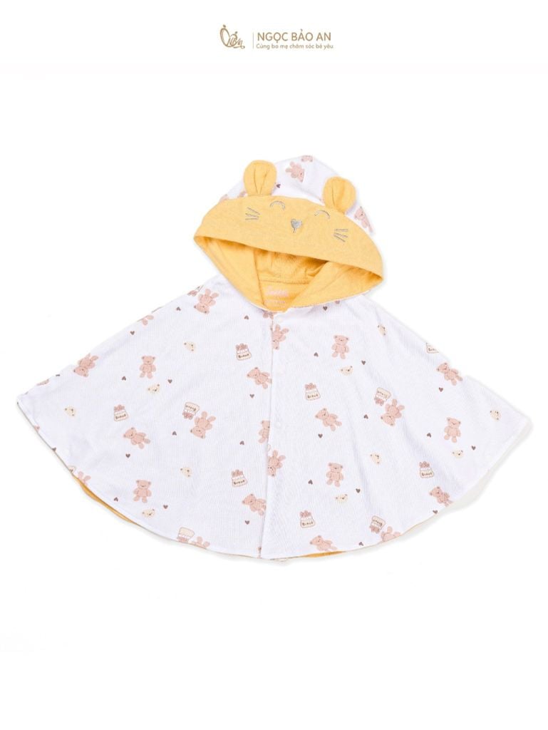 [M&B] Áo khoác cánh tiên 2 lớp cotton che nắng cho bé