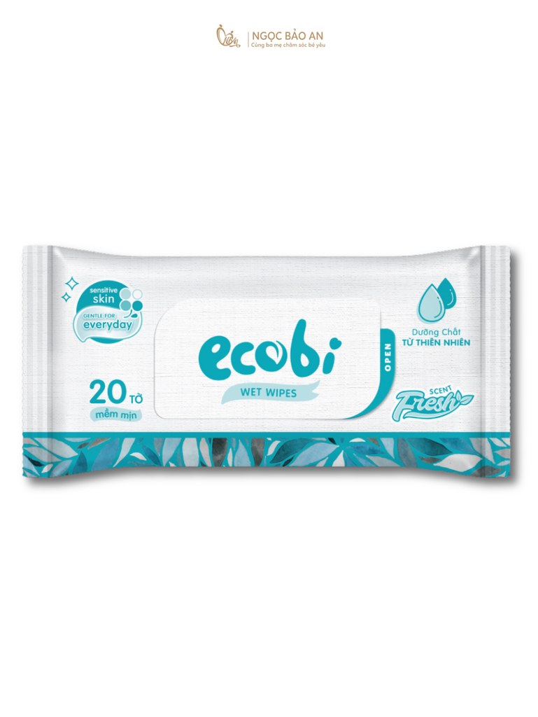 Khăn ướt em bé Ecobi