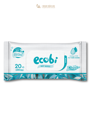Khăn ướt em bé Ecobi